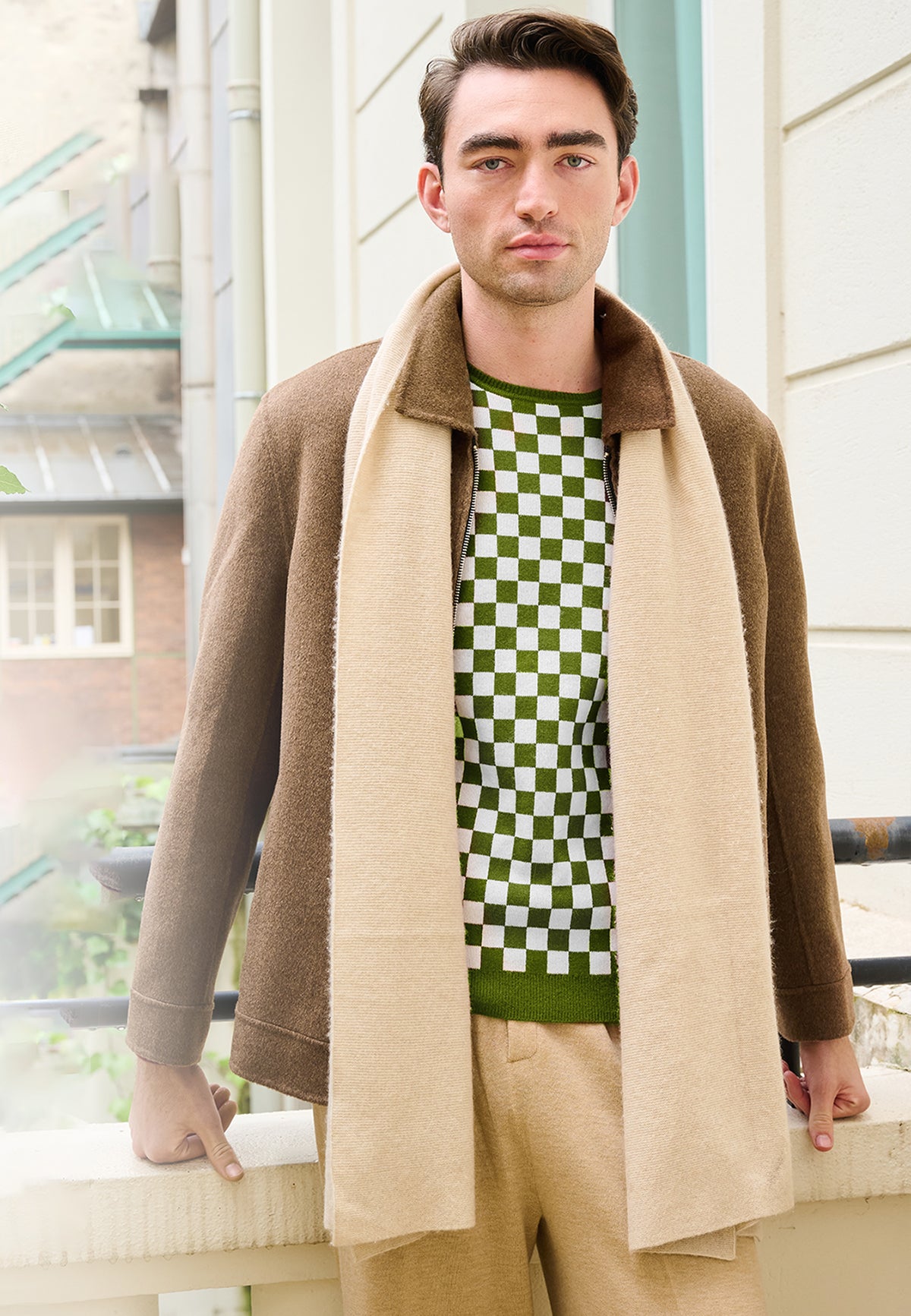 Yellow Green / Checkered