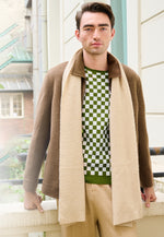 Carica l&#39;immagine nel visualizzatore di Gallery, Checker Print Cashmere Merino Sweater

