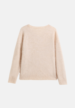 Lade das Bild in den Galerie-Viewer, Brushed Silk Cashmere V - Neck Sweater
