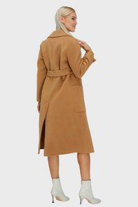 Relaxed Cashmere Blend Coat with Belt1135782611960050