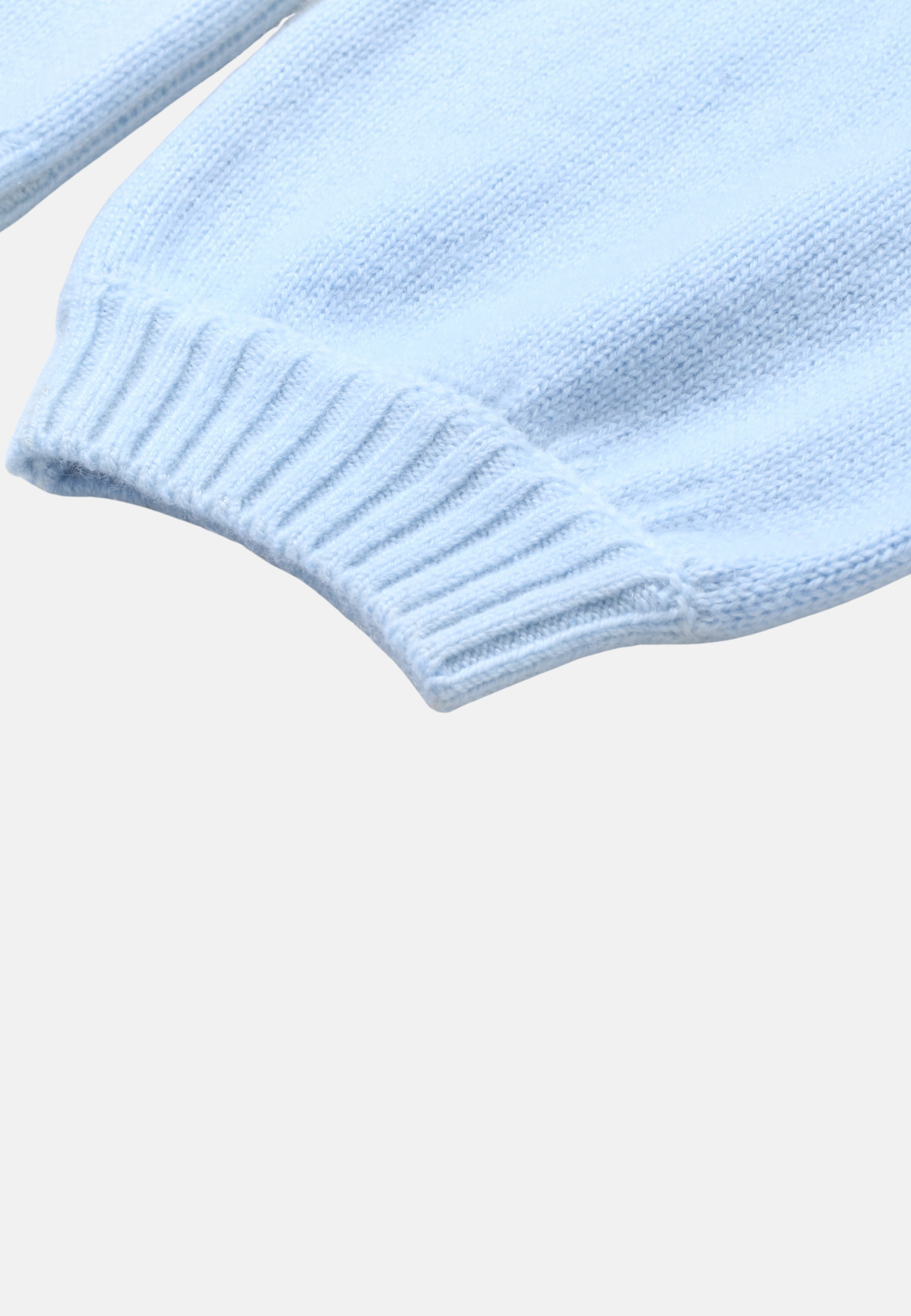 Polar Bear Cropped Cashmere Sweater