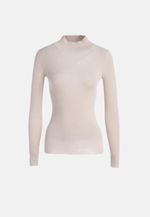 Lade das Bild in den Galerie-Viewer, Fitted Mock-Neck Merino Sweater
