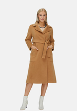 Load image into Gallery viewer, Relaxed Cashmere Blend Coat with Belt
