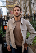 Lade das Bild in den Galerie-Viewer, Denim Merino Wool Jacket
