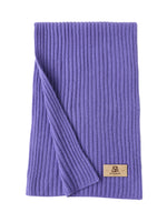 Lade das Bild in den Galerie-Viewer, Flat-Ribbed Knit Merino Wool Scarf
