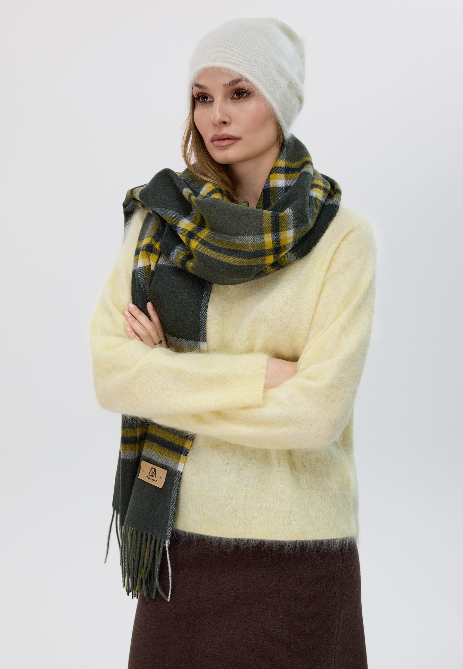 Brushed Pure Cashmere Hat