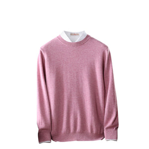 Crew-Neck Sweater ( Merino Cashmere Blended)1533808611049714