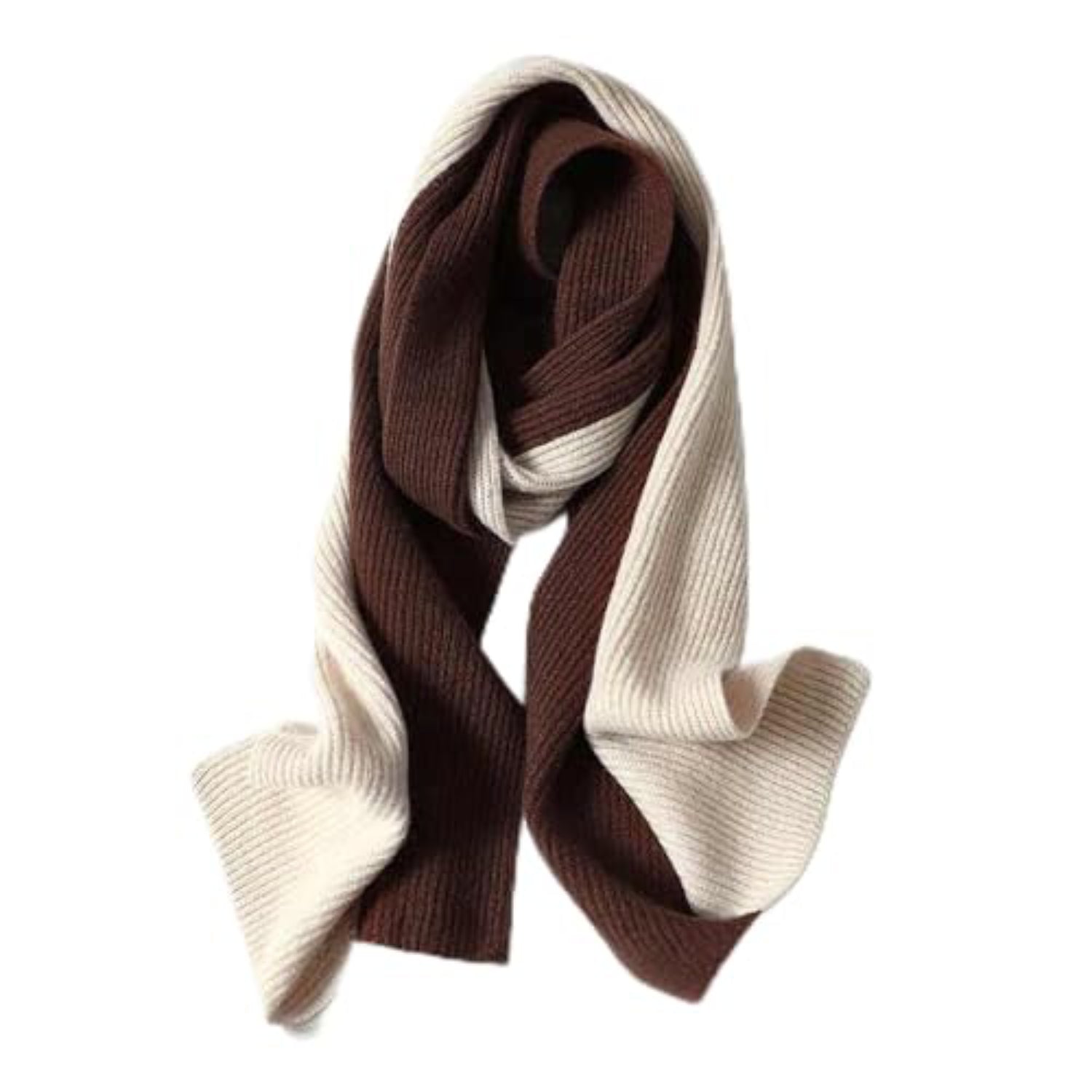 Colorblock Cashmere Scarf - Unisex