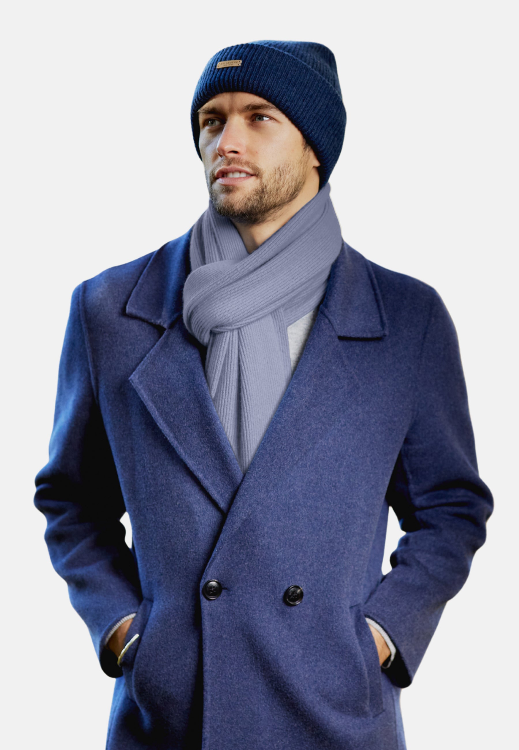 Ribbed Cashmere Scarf