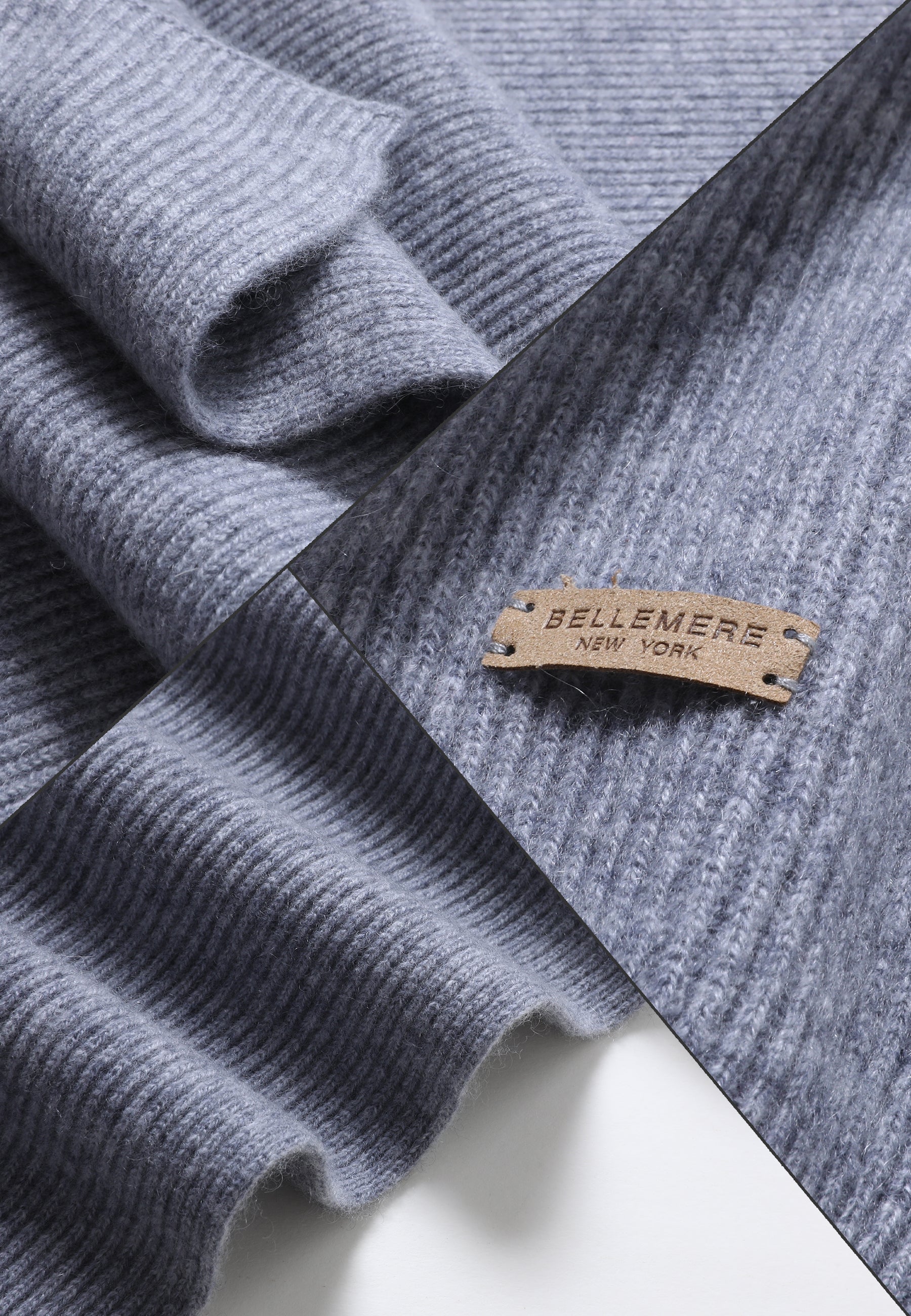 Ribbed Cashmere Scarf