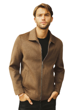 Load image into Gallery viewer, Charming Zip-Up Merino Blend Blouson

