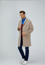 Lade das Bild in den Galerie-Viewer, Slick Single-Breasted Wool Blend Coat
