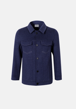 Lade das Bild in den Galerie-Viewer, Denim Merino Wool Jacket
