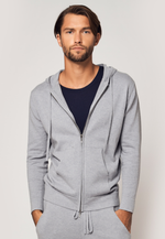 Lade das Bild in den Galerie-Viewer, Cotton Cashmere Full Zip Slim Fit Hoodie
