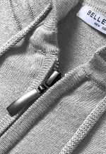 Lade das Bild in den Galerie-Viewer, Cotton Cashmere Full Zip Slim Fit Hoodie
