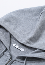 Lade das Bild in den Galerie-Viewer, Cotton Cashmere Full Zip Slim Fit Hoodie
