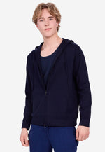 Load image into Gallery viewer, Cotton Cashmere Full Zip Regular Fit Hoodie
