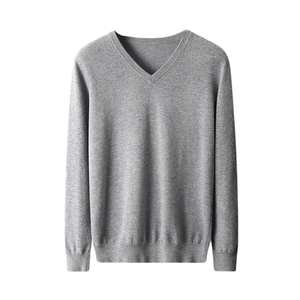 Solid V-Neck Merino-Cashmere Sweater2233809222271218