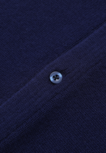 将图片加载到图库查看器，Navy Blue and Green Merino Cardigan
