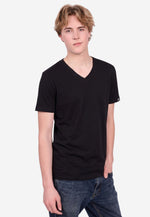 Carica l'immagine nel visualizzatore di Gallery, Grand V-Neck Mercerized Cotton T-Shirt
