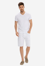 Carica l'immagine nel visualizzatore di Gallery, Grand V-Neck Mercerized Cotton T-Shirt
