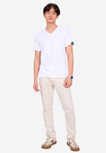 Carica l'immagine nel visualizzatore di Gallery, Grand V-Neck Mercerized Cotton T-Shirt
