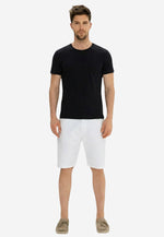 将图片加载到图库查看器，Men Crew-Neck Cotton T-Shirt (185G)
