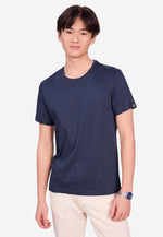 将图片加载到图库查看器，Men Crew-Neck Cotton T-Shirt (185G)
