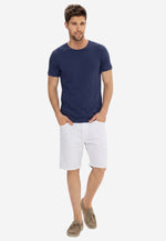Lade das Bild in den Galerie-Viewer, Men Crew-Neck Cotton T-Shirt (185G)
