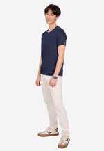 将图片加载到图库查看器，Men Crew-Neck Cotton T-Shirt (185G)
