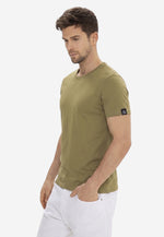 Lade das Bild in den Galerie-Viewer, Men Crew-Neck Cotton T-Shirt (185G)
