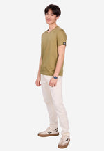 将图片加载到图库查看器，Men Crew-Neck Cotton T-Shirt (185G)
