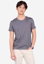 将图片加载到图库查看器，Men Crew-Neck Cotton T-Shirt (185G)
