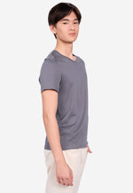 将图片加载到图库查看器，Men Crew-Neck Cotton T-Shirt (185G)
