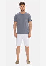 Lade das Bild in den Galerie-Viewer, Men Crew-Neck Cotton T-Shirt (185G)

