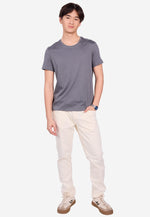 将图片加载到图库查看器，Men Crew-Neck Cotton T-Shirt (185G)
