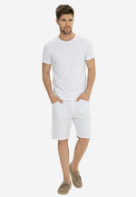 将图片加载到图库查看器，Men Crew-Neck Cotton T-Shirt (185G)
