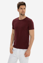 将图片加载到图库查看器，Men Crew-Neck Cotton T-Shirt (185G)
