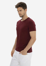 将图片加载到图库查看器，Men Crew-Neck Cotton T-Shirt (185G)
