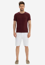 将图片加载到图库查看器，Men Crew-Neck Cotton T-Shirt (185G)
