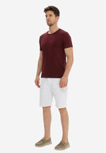 将图片加载到图库查看器，Men Crew-Neck Cotton T-Shirt (185G)

