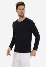 将图片加载到图库查看器，Men Crew-Neck Cotton Long Sleeves
