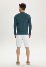 Lade das Bild in den Galerie-Viewer, Men Crew-Neck Cotton Long Sleeves
