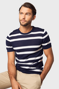 T-shirt rayé à manches courtes