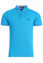 Load image into Gallery viewer, Men Silk Cotton Polo

