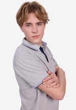 Load image into Gallery viewer, Men Silk Cotton Slim Fit Polo
