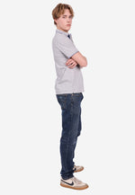 Load image into Gallery viewer, Men Silk Cotton Slim Fit Polo
