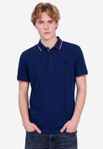 将图片加载到图库查看器，Men Silk Cotton Slim Fit Polo
