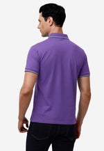 Load image into Gallery viewer, Men Silk Cotton Slim Fit Polo
