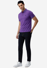 Load image into Gallery viewer, Men Silk Cotton Slim Fit Polo
